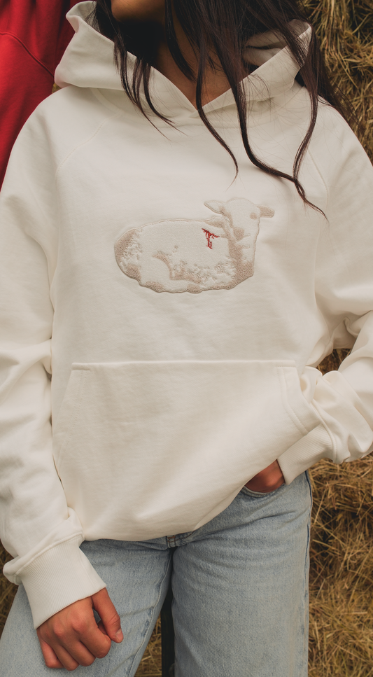 White Lamb Hoodie