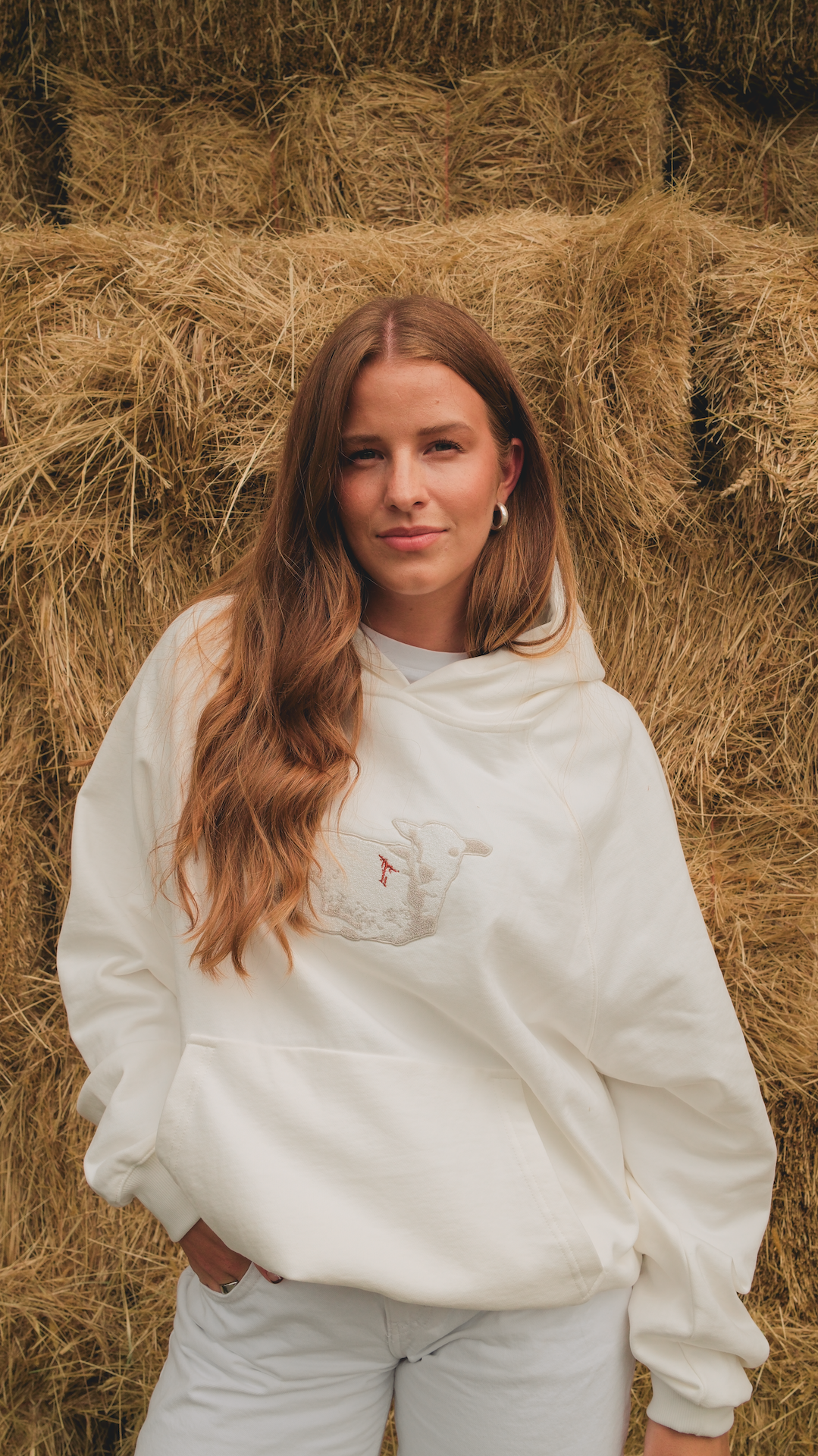 White Lamb Hoodie