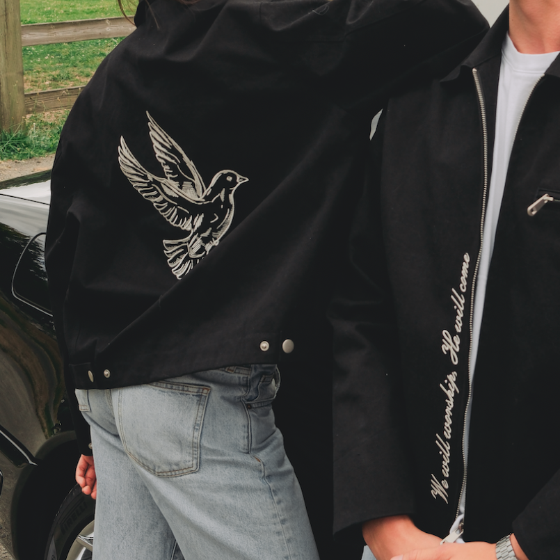 We will Worship Black Work Jacket