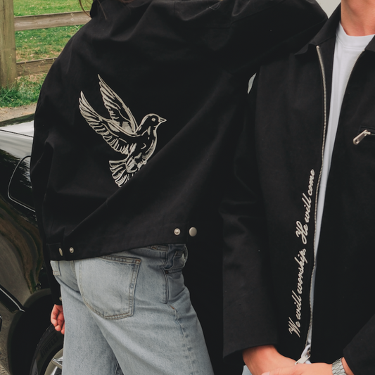 We will Worship Black Work Jacket