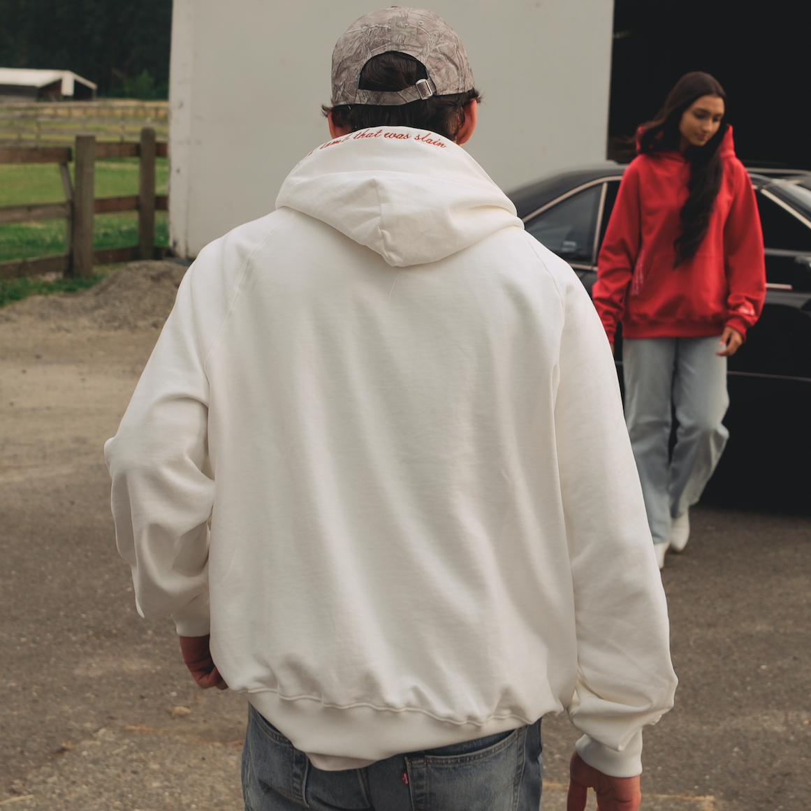 White Lamb Hoodie
